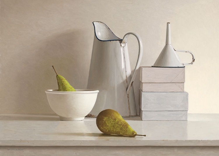 Picture of 2 PEARS-2 BOXES-JUG-BOWL AND FUNNEL