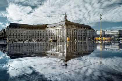 Picture of WATER MIRROR-BORDEAUX - INFRARED PHOTOGRAPHY 