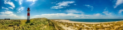 Picture of SYLT PANORAMA ELLENBOGEN MIT LEUCHTTURM