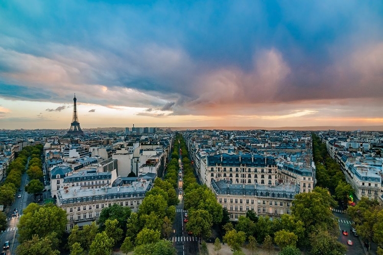 Picture of VUE SUR PARIS DEPUIS LARC DE TRIOMPHE