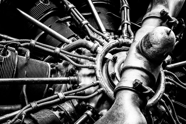 Picture of PROPELLOR ENGINE CLOSE UP