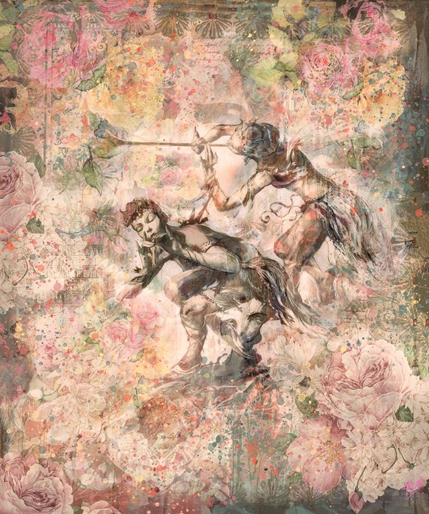 Picture of FLORAL FLUTE PLAYER III