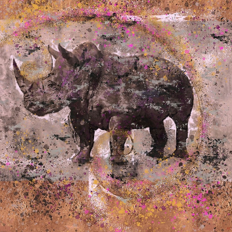 Picture of FIBONACCI SEPIA RHINO