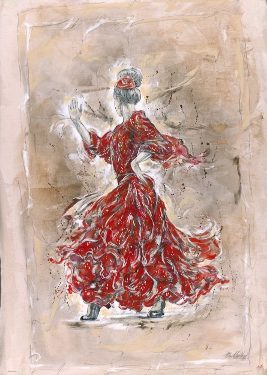 Picture of FLAMENCO DARKER RED