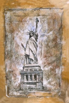 Picture of STATUE OF LIBERTY DIFFERENT BORDER