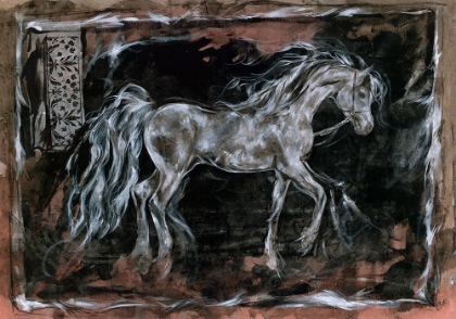 Picture of WHITE HORSE DIFFERENT BORDER