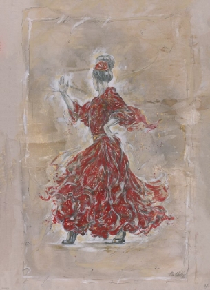 Picture of RED FLAMENCO, BEIGE