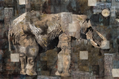 Picture of ELEPHANT COLLAGE CLASSIC