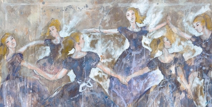Picture of DANCERS IN BLUE CLOSE UP