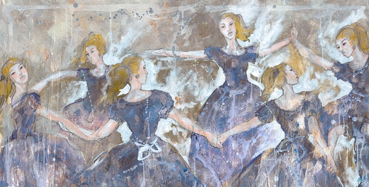 Picture of DANCERS IN BLUE CLOSE UP