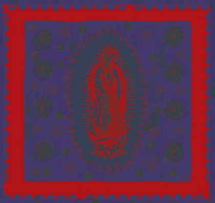 Picture of VIRGIN MARY RED AND PURPLE