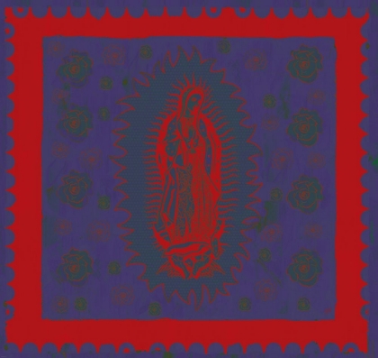 Picture of VIRGIN MARY RED AND PURPLE
