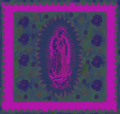Picture of VIRGIN MARY PINK AND PURPLE