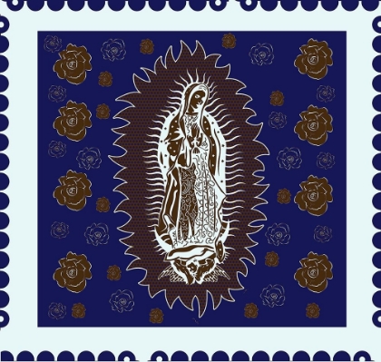 Picture of VIRGIN MARY WHITE AND BROWN