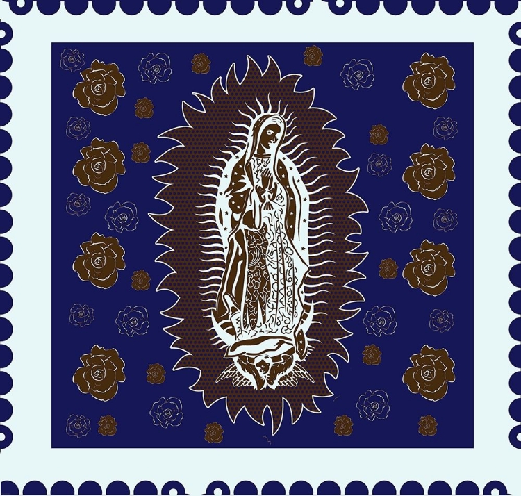 Picture of VIRGIN MARY WHITE AND BROWN