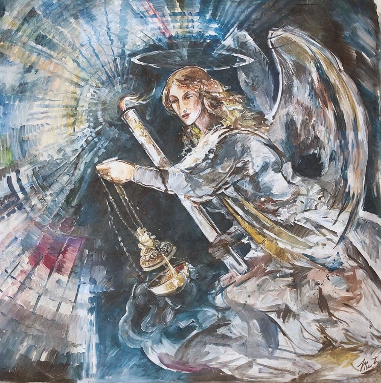 Picture of ANGEL WITH CANDLE