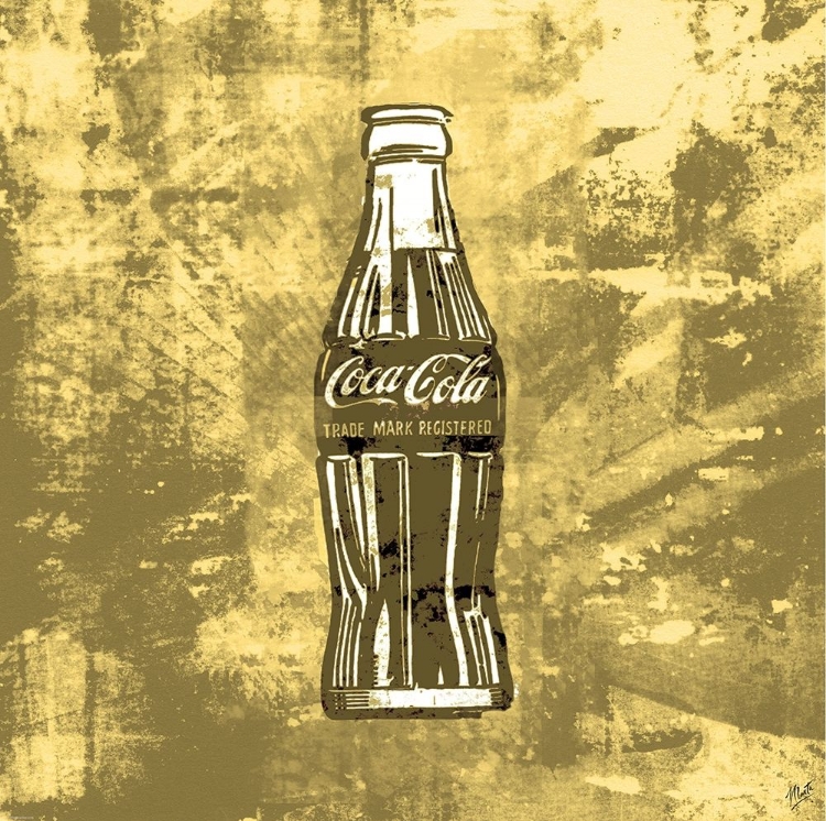 Picture of COKE SILKSCREEN YELLOW