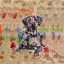 Picture of COLORFUL DOG IV SQUARE