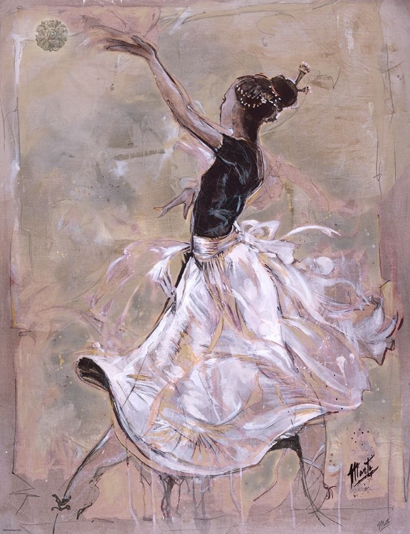 Picture of DANCER ON LINEN- LIGHT