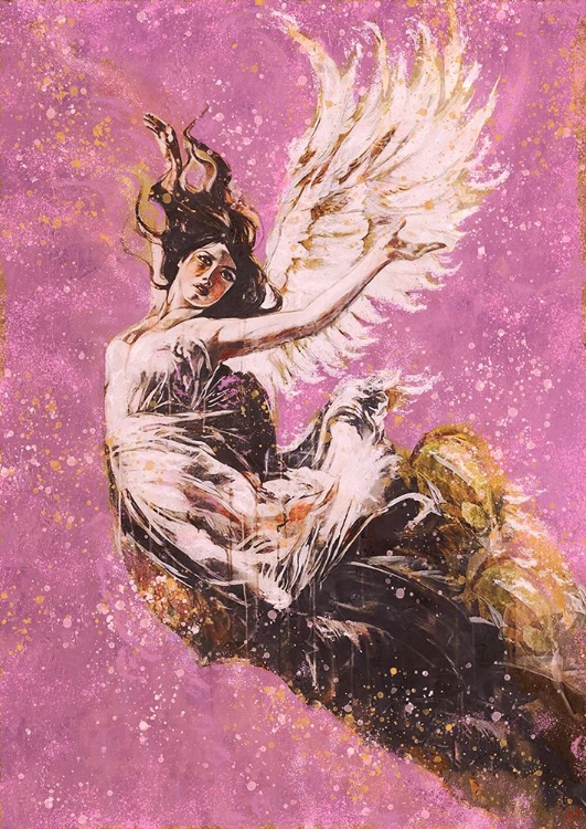 Picture of PINK ANGEL FALLING II
