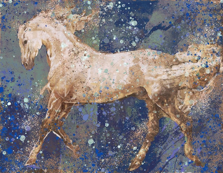 Picture of FIBONACCI BLUE HORSE
