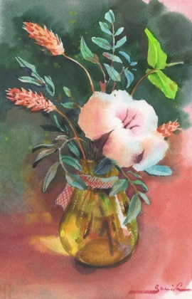 Picture of VASE WITH FLOWERS