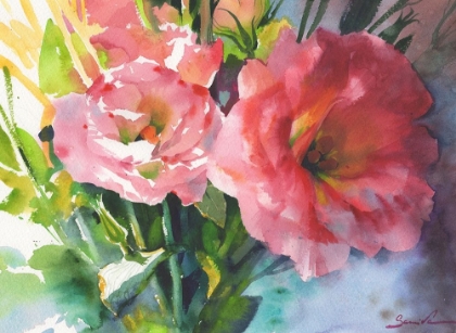 Picture of PINK FLOWERS PEONIES