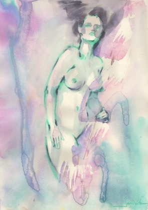 Picture of COLORED MODERN ABSTRACTION NUDE MODEL
