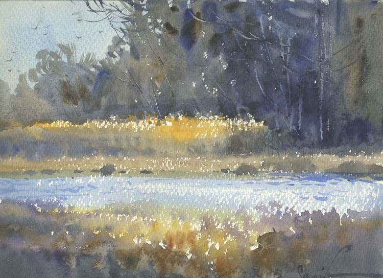 Picture of WATERCOLOR LANDSCAPE PAINTING 7