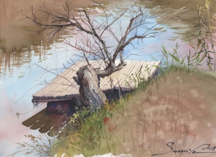 Picture of WATERCOLOR LANDSCAPE PAINTING 13