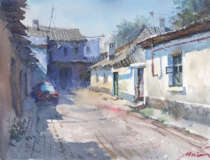 Picture of WATERCOLOR LANDSCAPE PAINTING 14