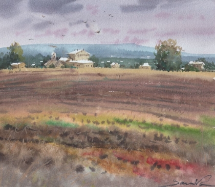Picture of WATERCOLOR LANDSCAPE PAINTING 32