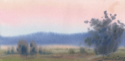 Picture of WATERCOLOR LANDSCAPE PAINTING 39