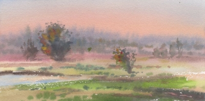 Picture of WATERCOLOR LANDSCAPE PAINTING 34