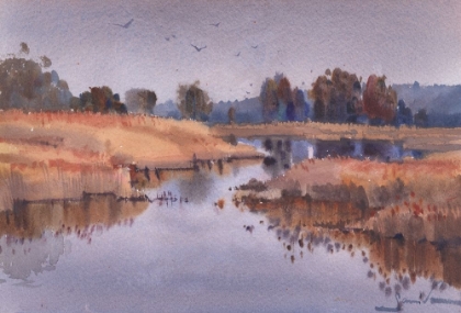 Picture of WATERCOLOR LANDSCAPE PAINTING 37