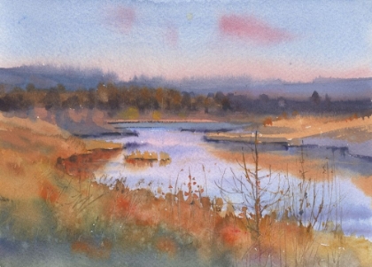 Picture of WATERCOLOR LANDSCAPE PAINTING 40