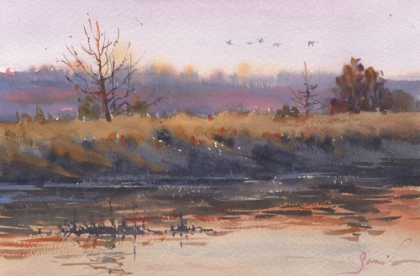 Picture of WATERCOLOR LANDSCAPE PAINTING 41