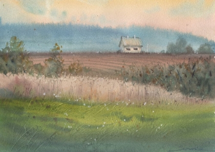 Picture of WATERCOLOR LANDSCAPE PAINTING 47