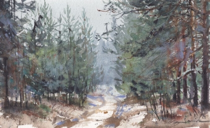 Picture of WATERCOLOR LANDSCAPE PAINTING 54