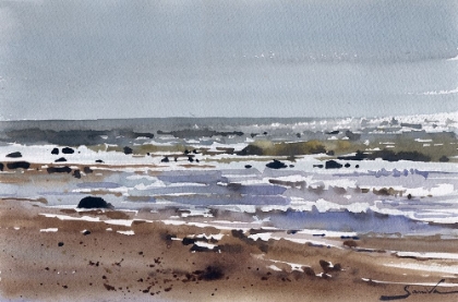 Picture of SEASCAPE WATERCOLOR PAINTING