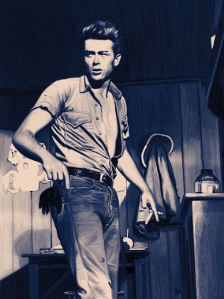 Picture of JAMES DEAN BLUE POSTER