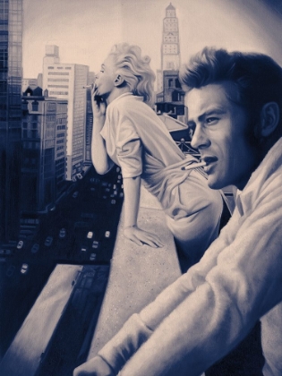Picture of JAMES AND MARILYN BLUE POSTER