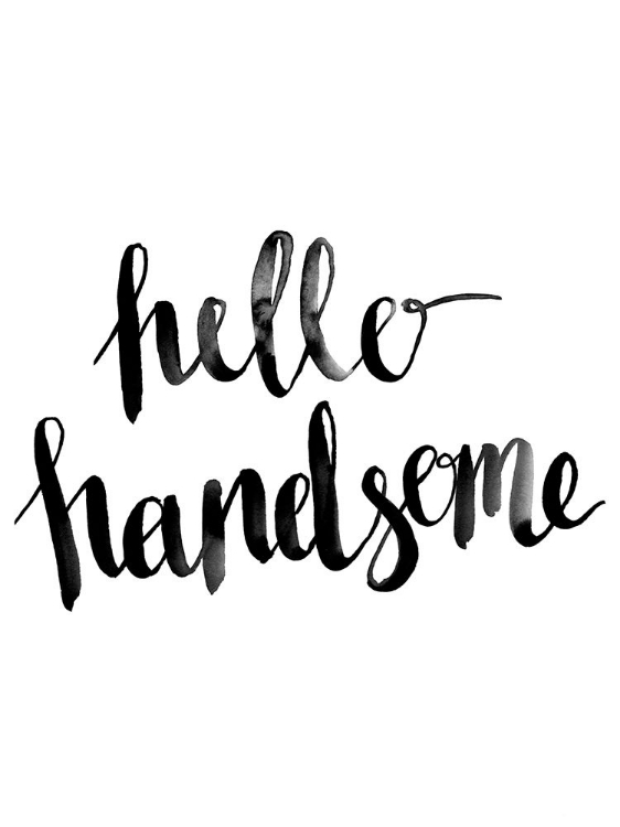 Picture of HELLO HANDSOME SCRIPT POSTER