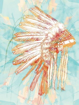 Picture of INDIAN WAR BONNET BLUE