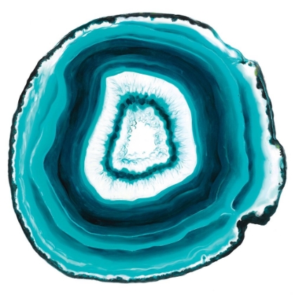 Picture of AGATE SLICE AQUA