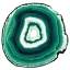 Picture of AGATE SLICE GREEN