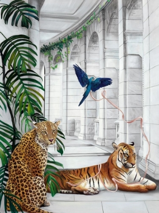 Picture of BIG CAT CLUB ART PRINT