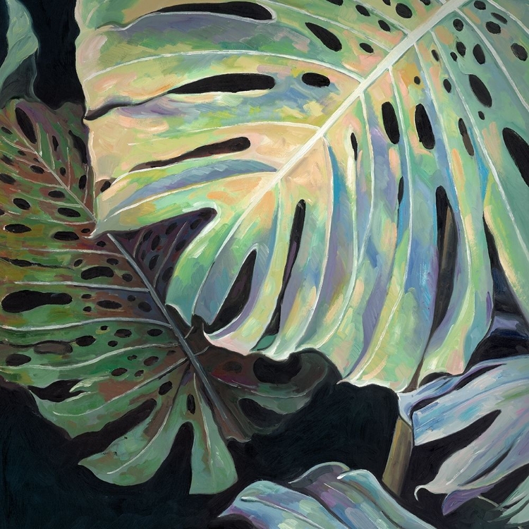 Picture of MIDNIGHT MONSTERA II ART PRINT