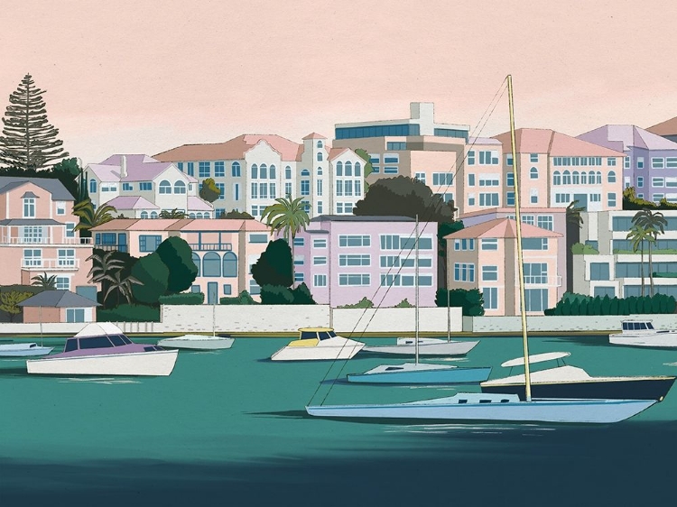 Picture of YACHT CLUB CANVAS ART PRINT
