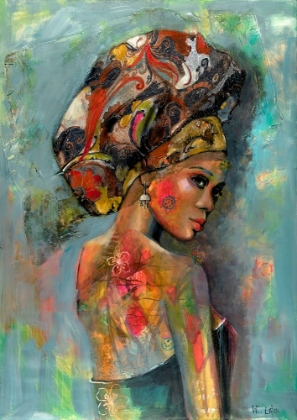 Picture of LADY WITH HEADSCARF